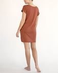 Fabina Bamboo Crop Dress with Pockets