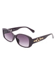 Rectangular Narrow Fashion Square Sunglasses