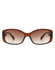 Rectangular Narrow Fashion Square Sunglasses