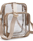 See Thru Multi Compartment Crossbody Bag - Online Only