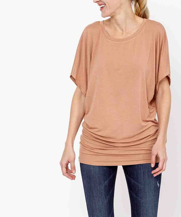 Fabina Bamboo Crew Neck Tunic