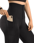 OTOS Active Corset leggings  Soft Body Shaper with Pockets