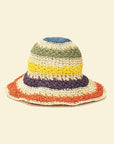 Packable Crochet Straw Bucket Hat