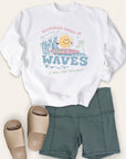 PLUS Happiness Comes in Waves Crewneck Sweatshirt