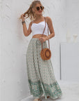 Womens Print Maxi Skirt