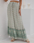 Womens Print Maxi Skirt