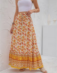 Womens Print Maxi Skirt