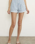 Insane Gene High Rise Pleated Mom Shorts