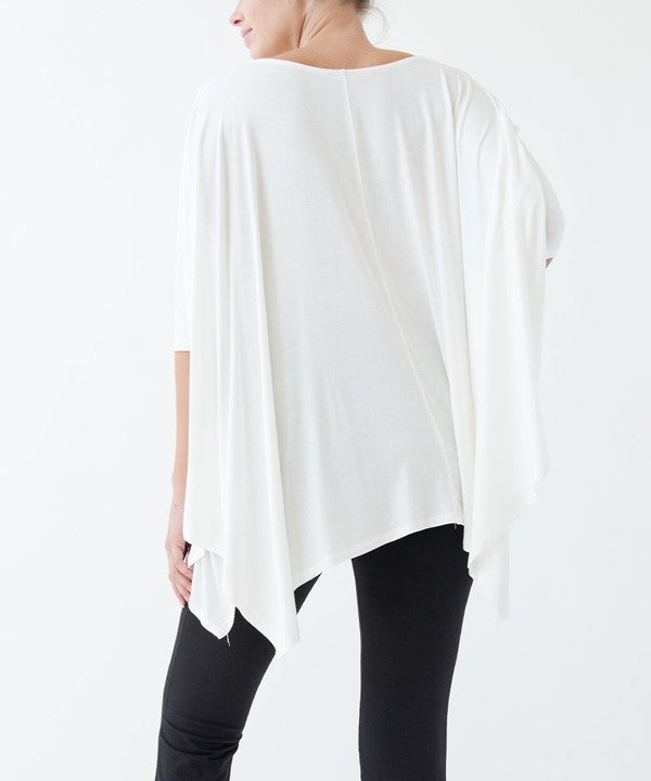 Fabina Bamboo Poncho Tunic