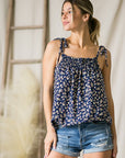 Smocked Front Tank Top