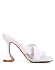 Snatched Intertwined Toe Ring Heeled Sandals