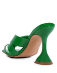 Snatched Intertwined Toe Ring Heeled Sandals