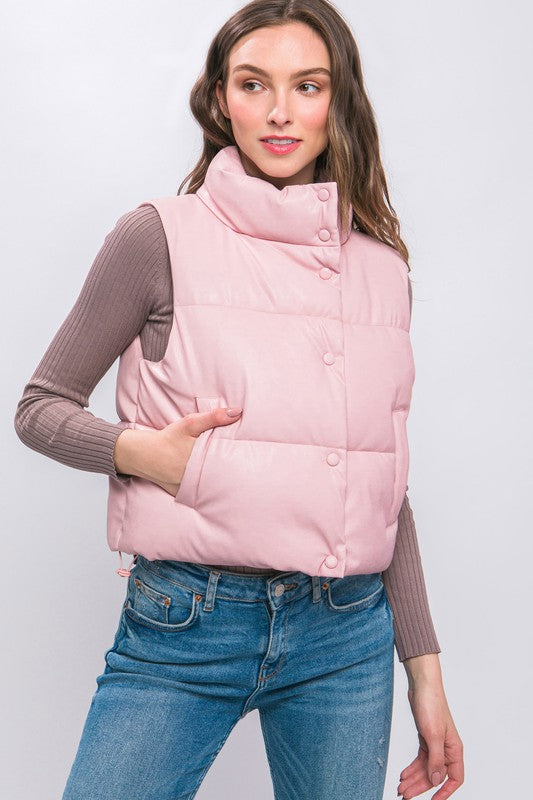 PU Padded Vest - Online Only