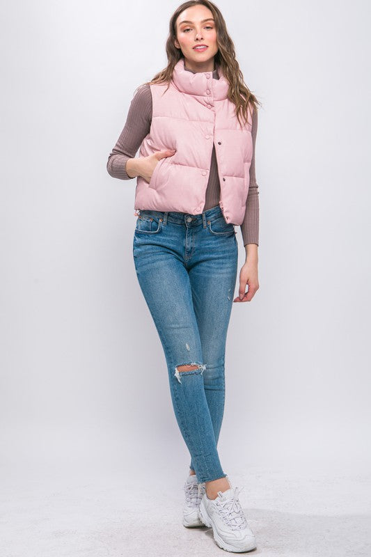 PU Padded Vest - Online Only