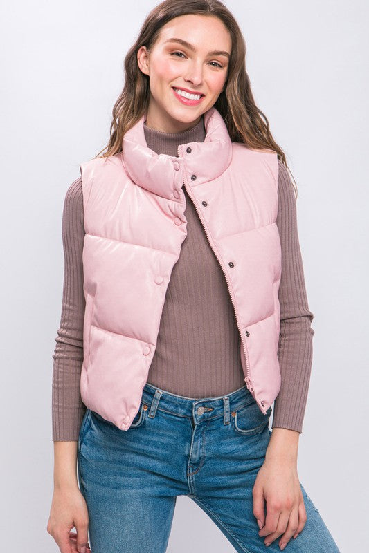 PU Padded Vest - Online Only