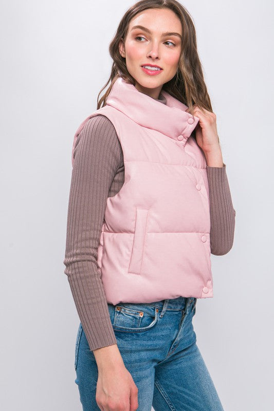 PU Padded Vest - Online Only