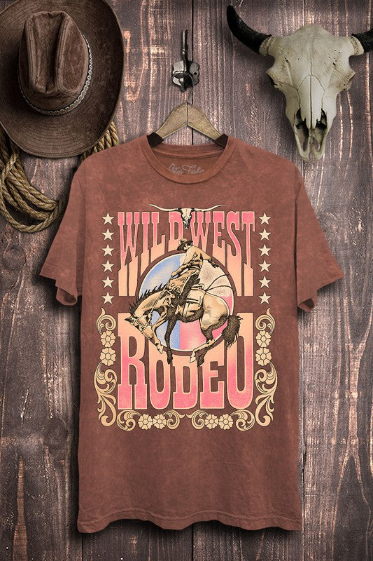 Wild West Rodeo Graphic Top - Online Only