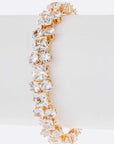 CZ Bridal Open Bracelet