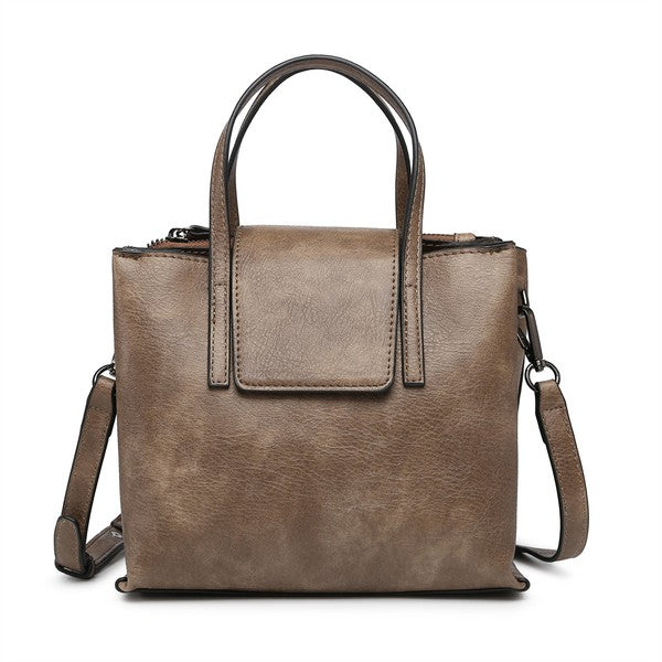 Women Crossbody Tote bag Small Triple Compartments - Online Only