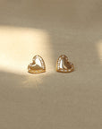 Heart Zircon Earring