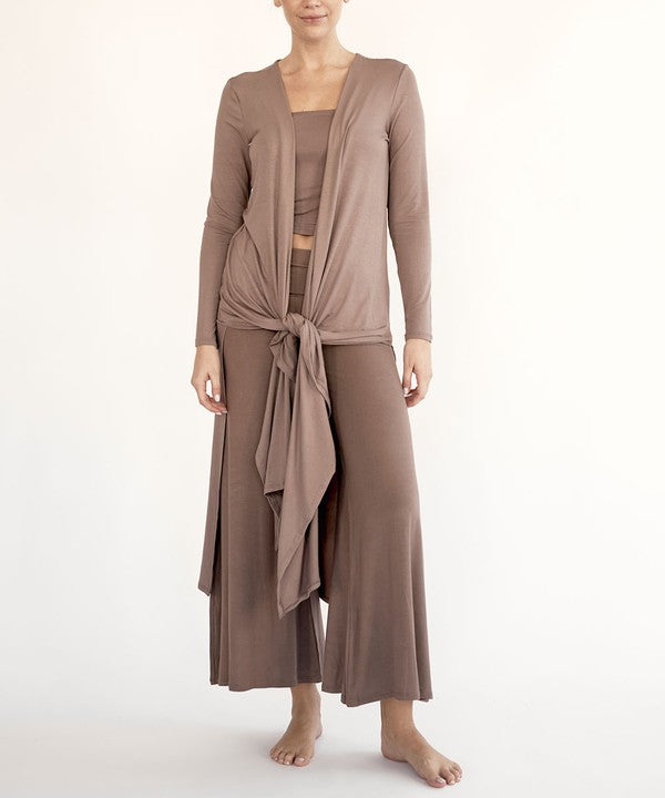 Fabina Bamboo Maxi Long Cardigan