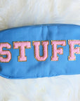 Varsity Letter Patch Makeup Bag Glam Stuff