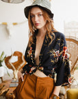 Lush Rose Kimono by Leto Accessories