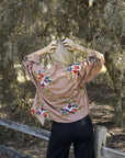 Lush Rose Kimono by Leto Accessories