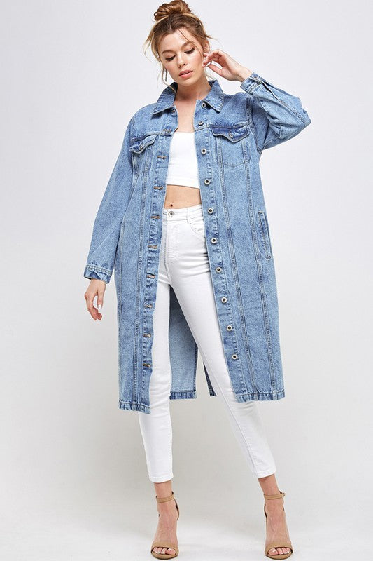 Blue age denim outlet jacket