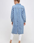 Blue age Non-Stretch 3/4 Denim Jacket