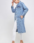 Blue age Non-Stretch 3/4 Denim Jacket