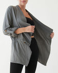 Fabina Hemp Open Front Jacket