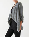 Fabina Hemp Open Front Jacket