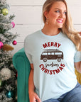 PLUS Merry Surfing Christmas Bus Tee