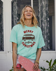 PLUS Merry Surfing Christmas Bus Tee