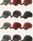 Breezy Tweed Ball Cap Fall Fashion Autumn Hat