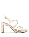 Kralor Knotted Strap Italian Block Heel Sandals