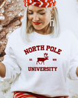 PLUS North Pole University Crewneck Sweatshirt