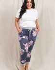 Plus Floral Drawstring Jogger