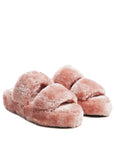 Smoothie Fur Slip On Flats