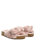 Fuzzy Bow Fur Flats