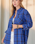 Encore Plaid Shirt by La Miel - Online Only