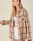 Encore Plaid Shirt by La Miel - Online Only