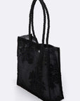 Lace Novelty Structured Mini Tote