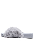 Homey Fur Slip On Flats