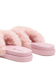 Homey Fur Slip On Flats