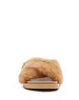 Homey Fur Slip On Flats