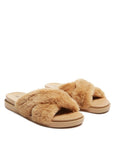 Homey Fur Slip On Flats