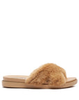 Homey Fur Slip On Flats