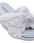 Homey Fur Slip On Flats